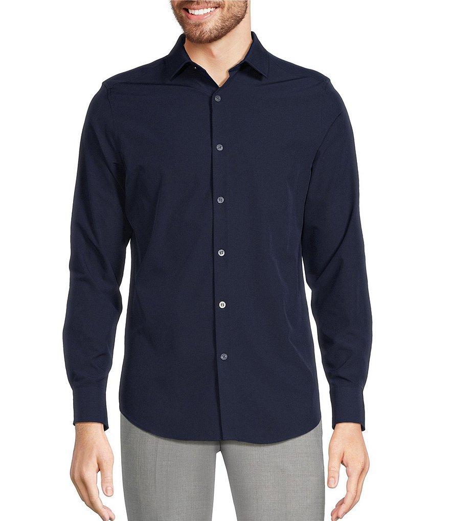 Murano Big & Tall Slim Fit Performance Stretch Long Sleeve Woven Shirt Product Image