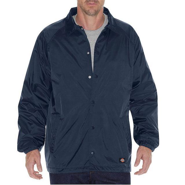 Mens Dickies Rain Jacket Dark Blue Product Image