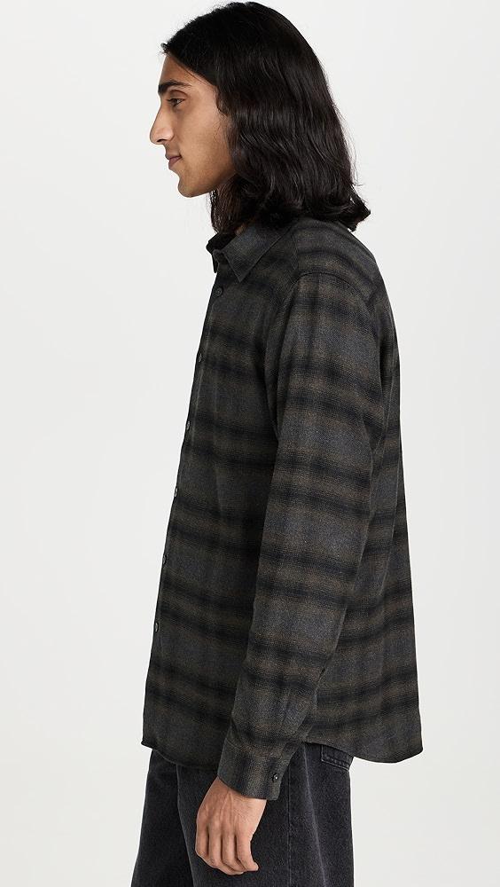 Theory Irving Soft Plaid Shirt | Shopbop Product Image