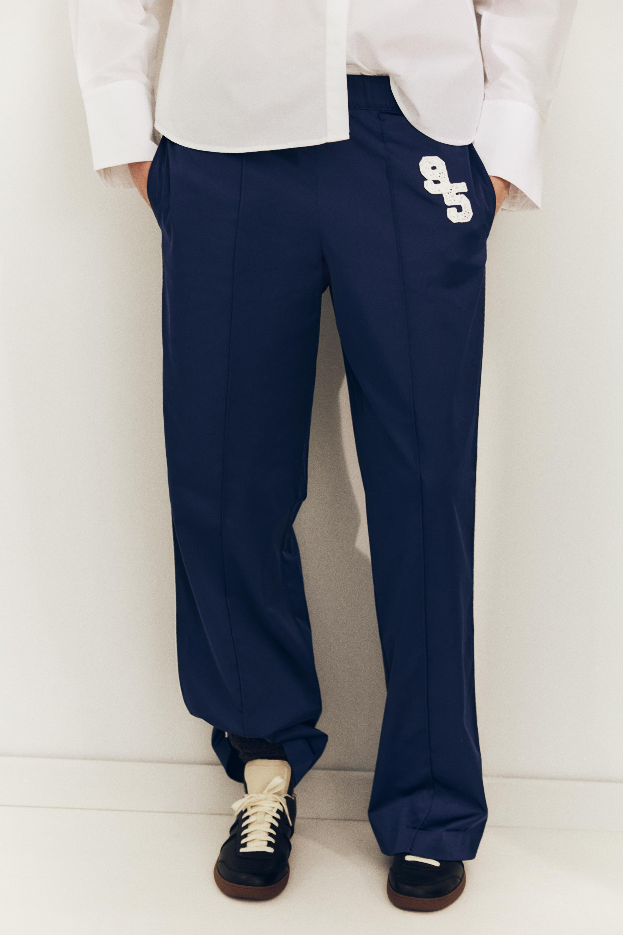 SIDE STRIPE SATIN EFFECT PANTS Product Image