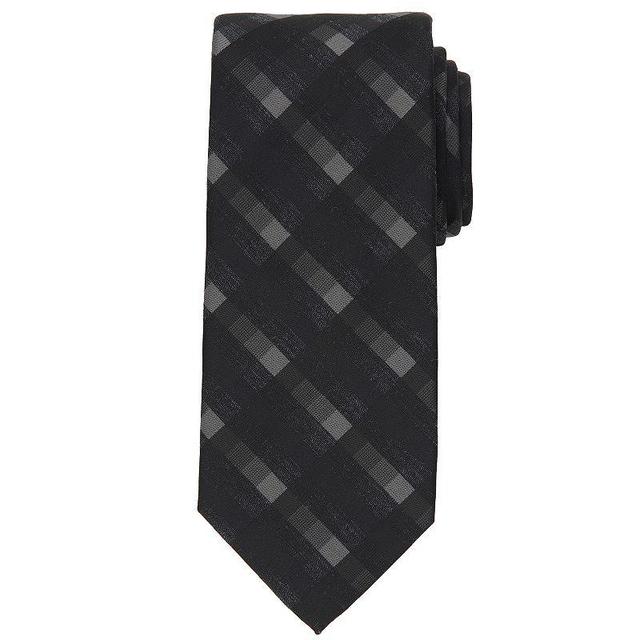 Mens Bespoke Plaid Skinny Tie Product Image