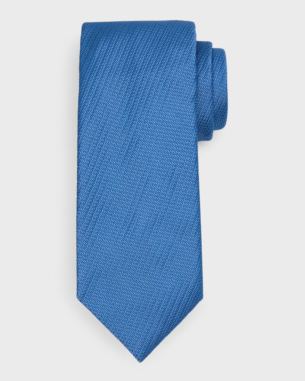 Mens Textured Silk Tie Product Image