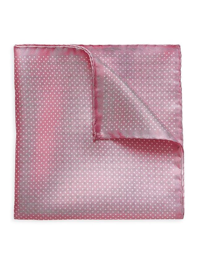 Mens Silk Polka Dot Pocket Square Product Image