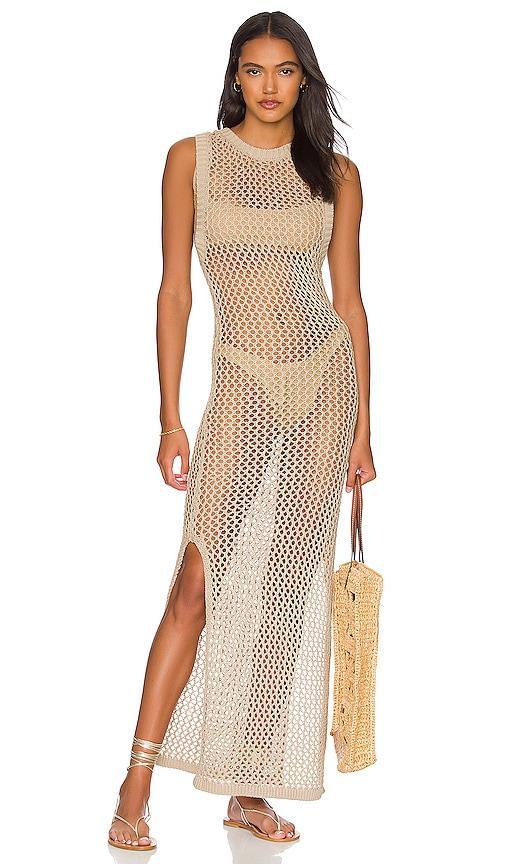 Beach Riot Holly Sheer Open Knit Cover-Up Dress Product Image