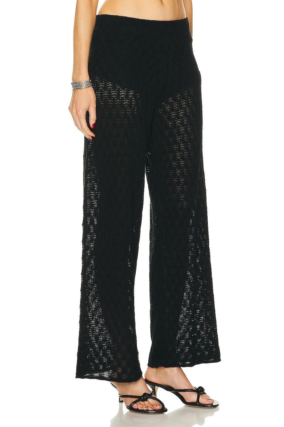 Cult Gaia Jayla Flare Knit Pant Size L, S, XL. Product Image