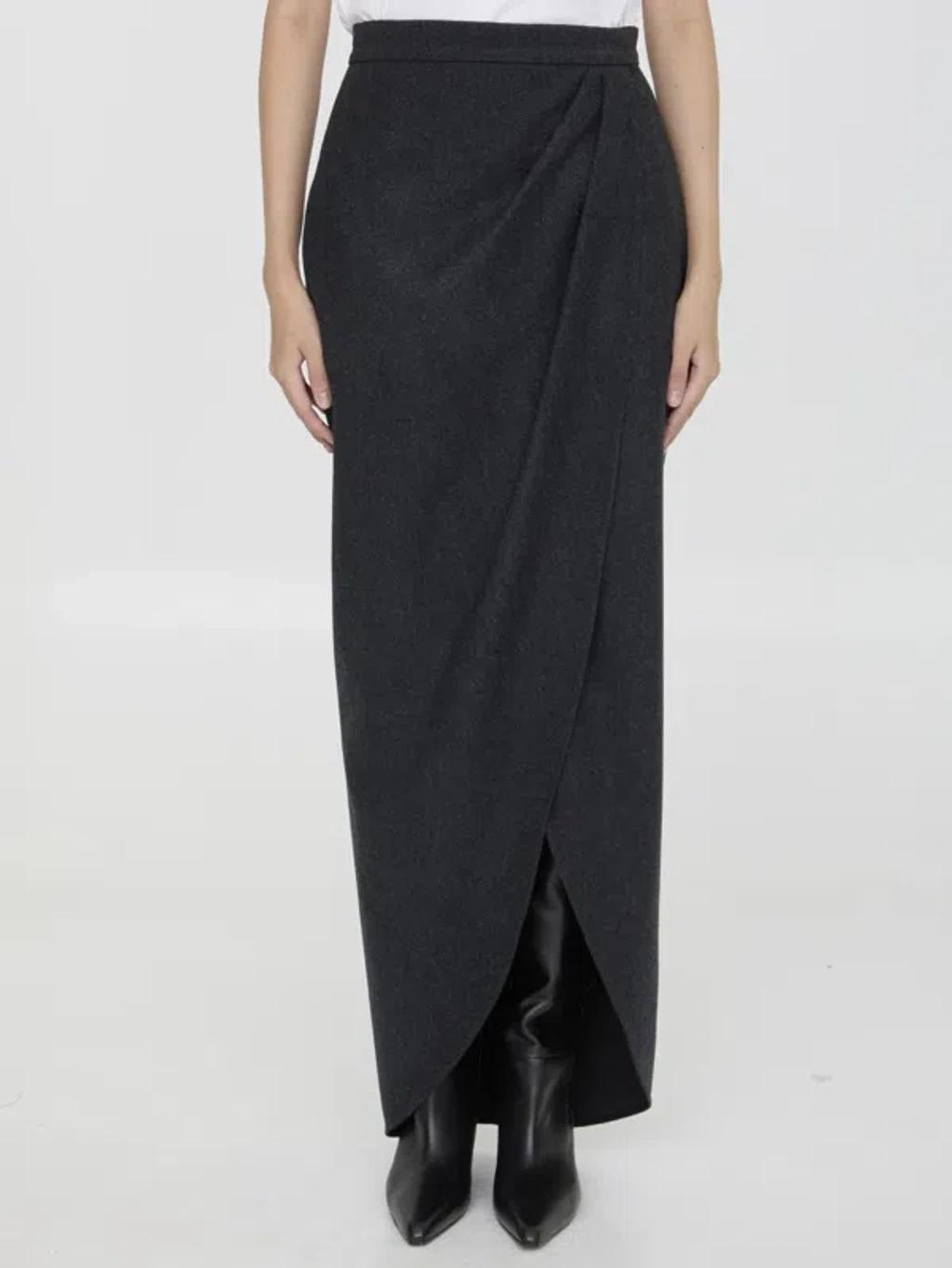 Aprile Skirt In Grey Product Image