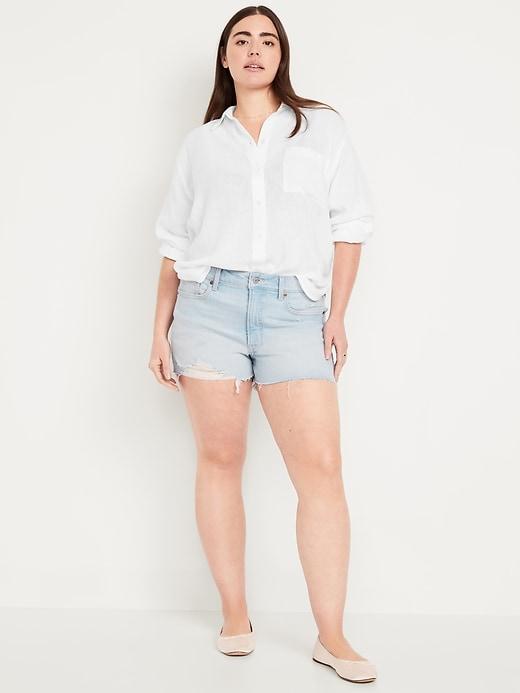 High-Waisted OG Jean Cut-Off Shorts Product Image