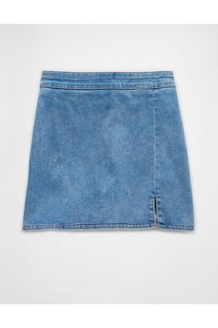 AE Next Level High-Waisted Denim Skort Women's Product Image