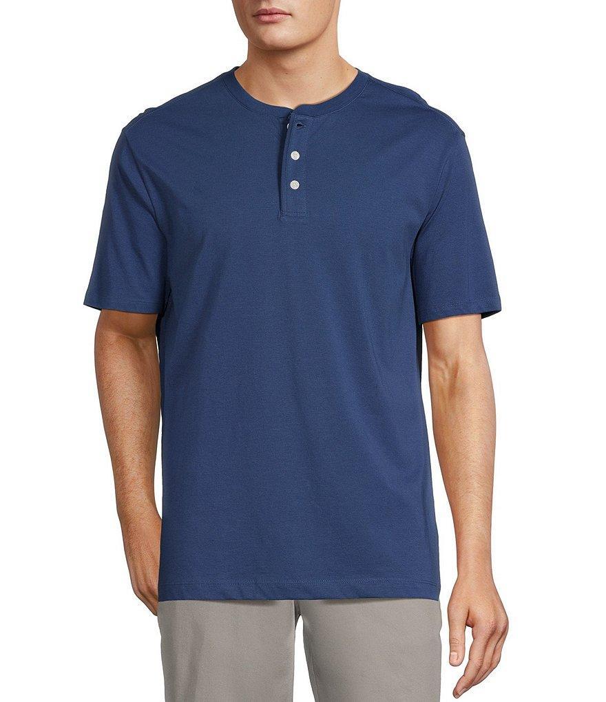 Roundtree & Yorke Short Sleeve Soft Solid Henley Shirt product image