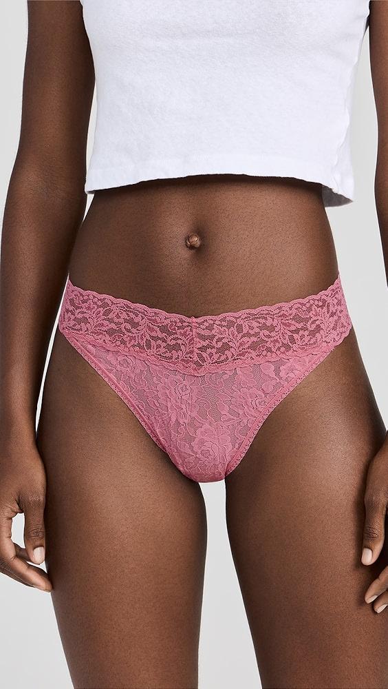 Hanky Panky Signature Lace Original Rise Thong 5 Pack | Shopbop Product Image