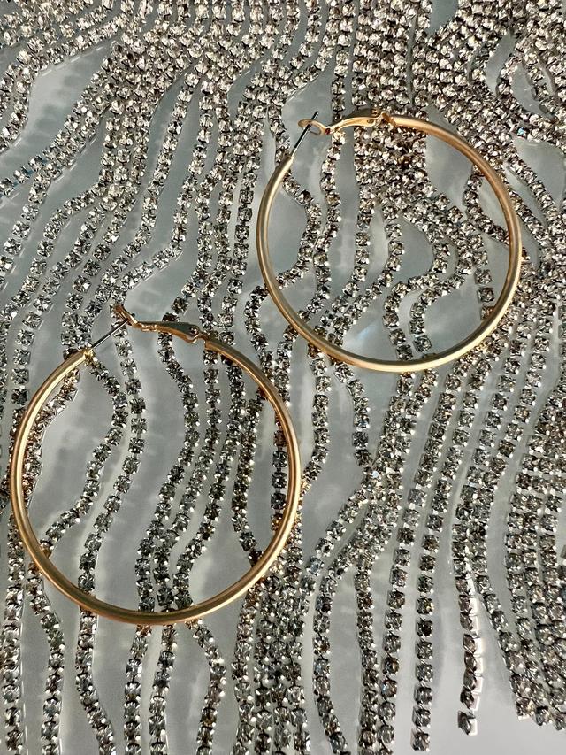 Cleopatra Gold Hoops Product Image