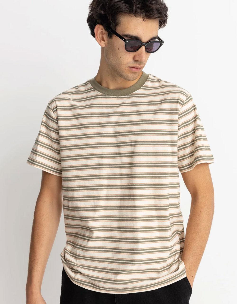 RHYTHM Vintage Stripe Mens Tee Product Image