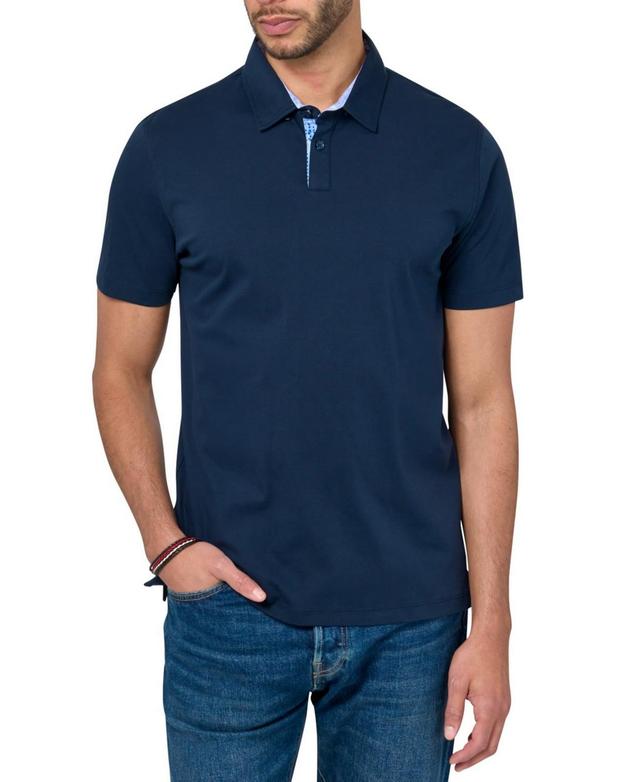 Brooklyn Brigade Mens Slim-Fit Wrinkle-Free Solid Mercerized Cotton Polo Shirt Product Image