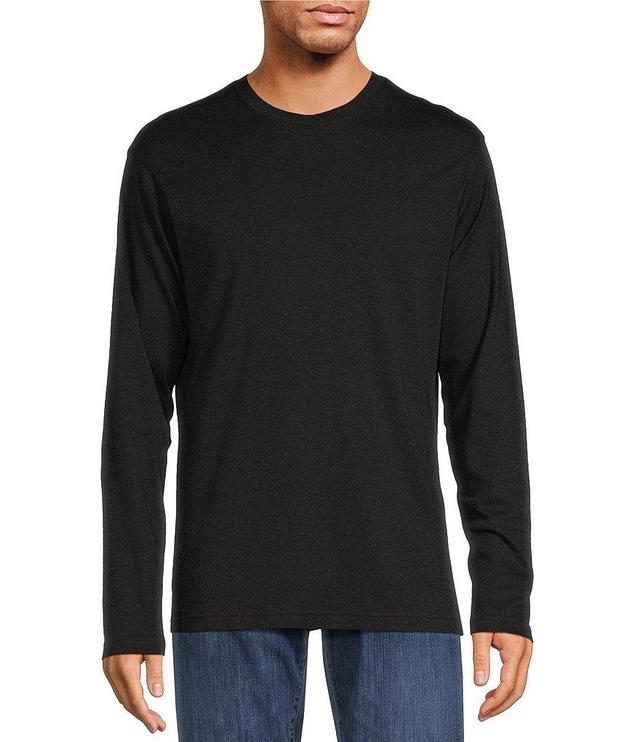 Daniel Cremieux Signature Label Micro Stripe Knit Long Sleeve Shirt Product Image