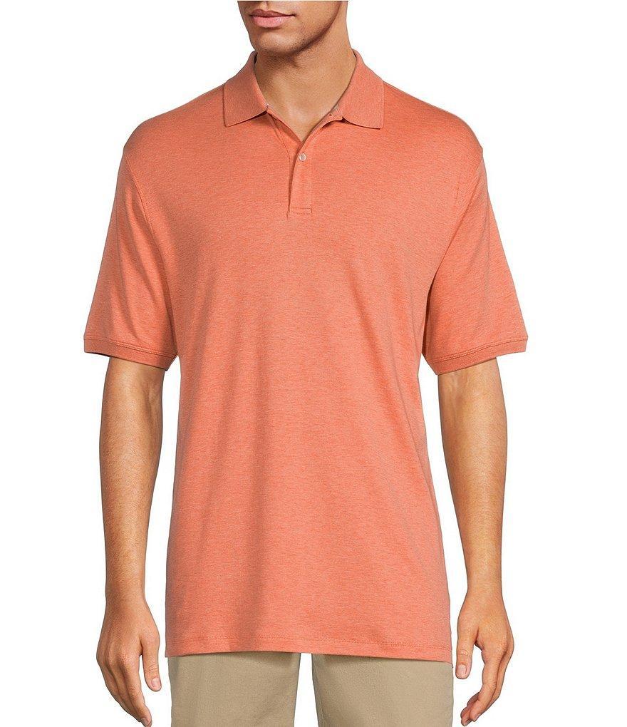 Roundtree & Yorke Supima Short Sleeve Solid Polo Shirt Product Image