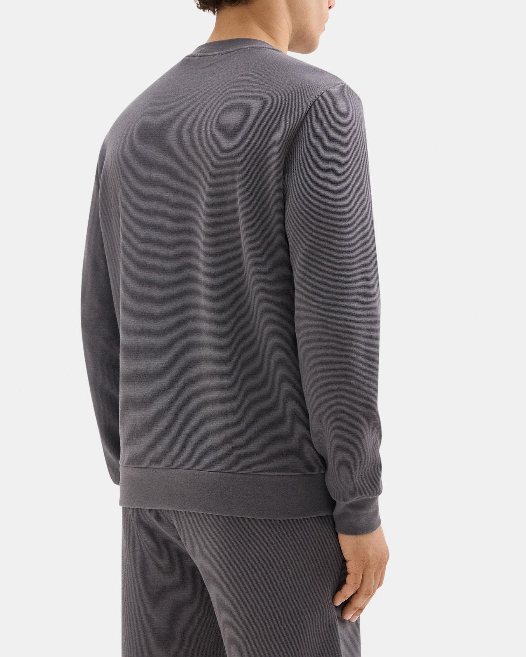 Patch Pocket Sweatshirt in Stretch Cotton Terry Product Image