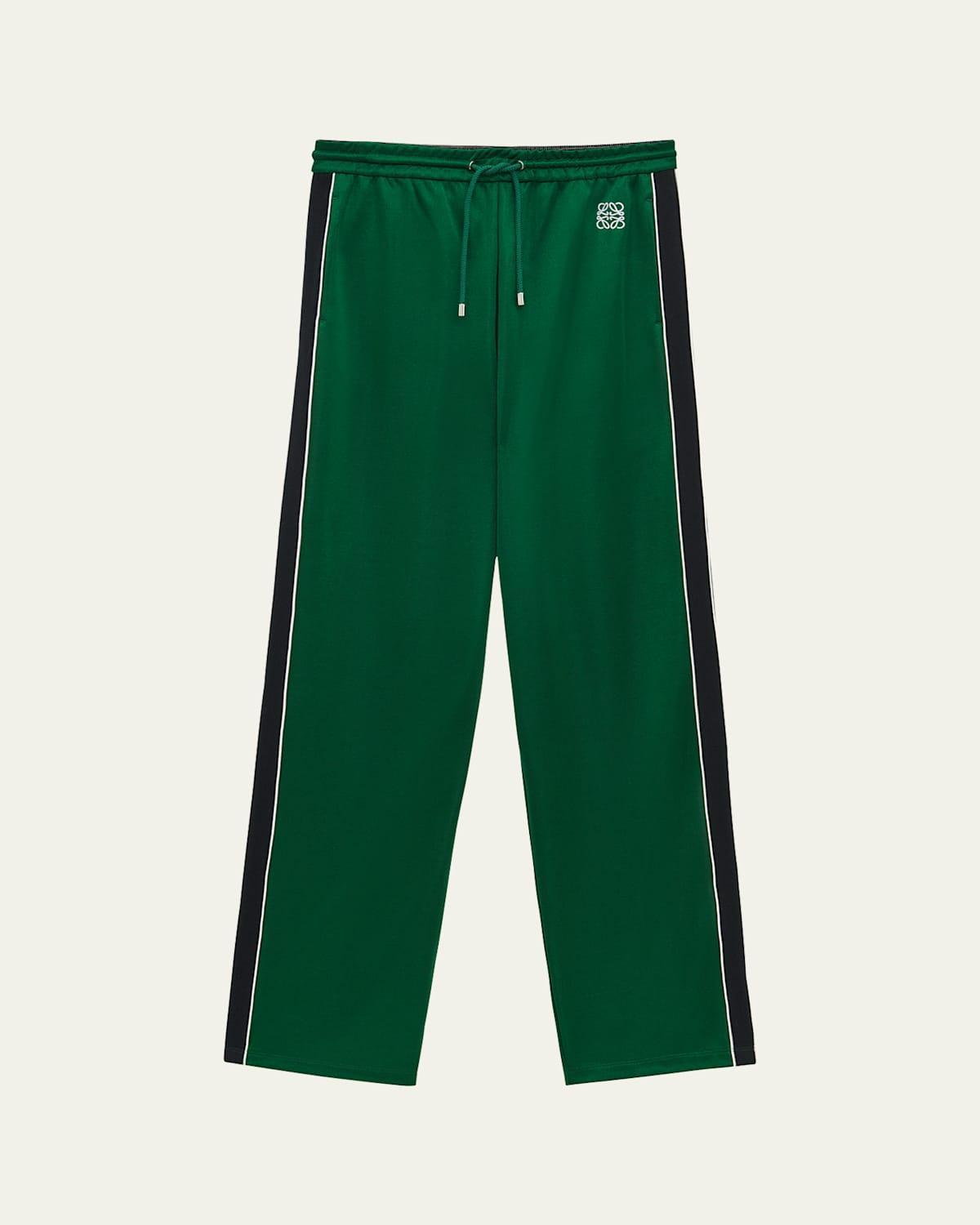 Mens Satin Side-Stripe Tracksuit Pants Product Image