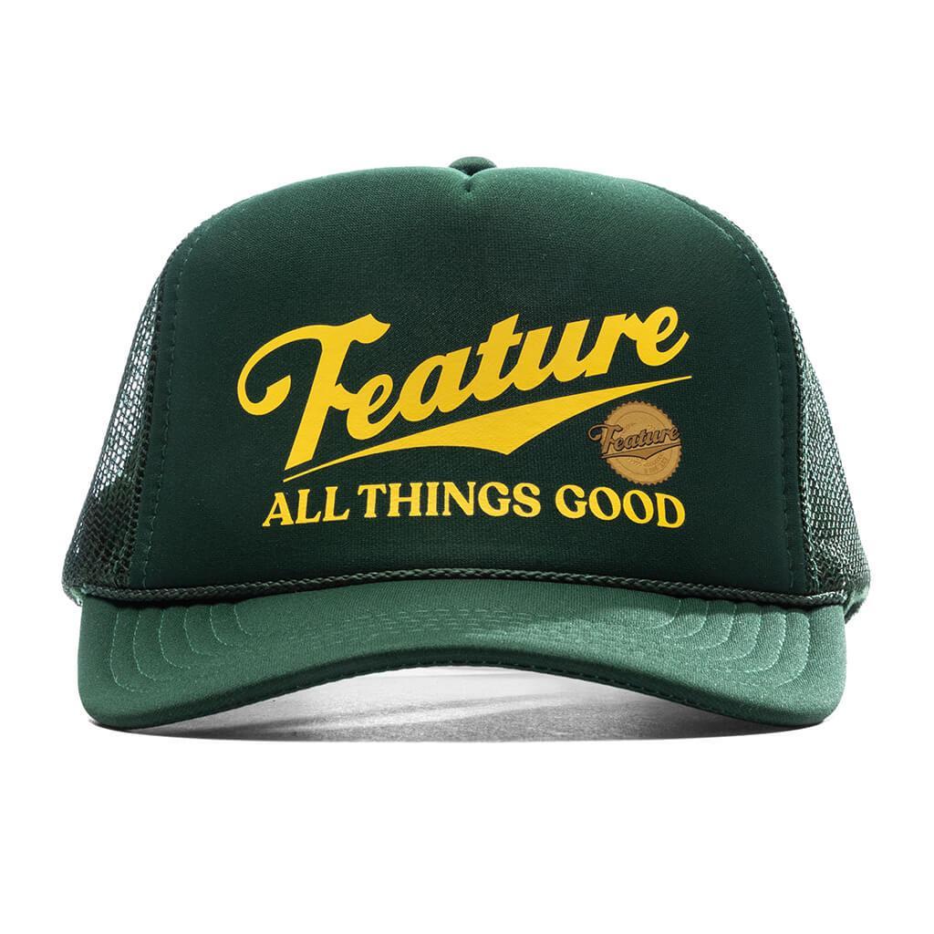 Draft Trucker Hat - Dark Green Male Product Image