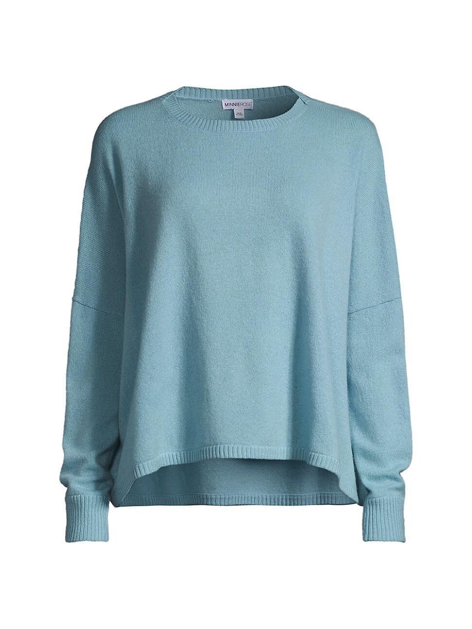 Womens Cashmere Crewneck Sweater Product Image