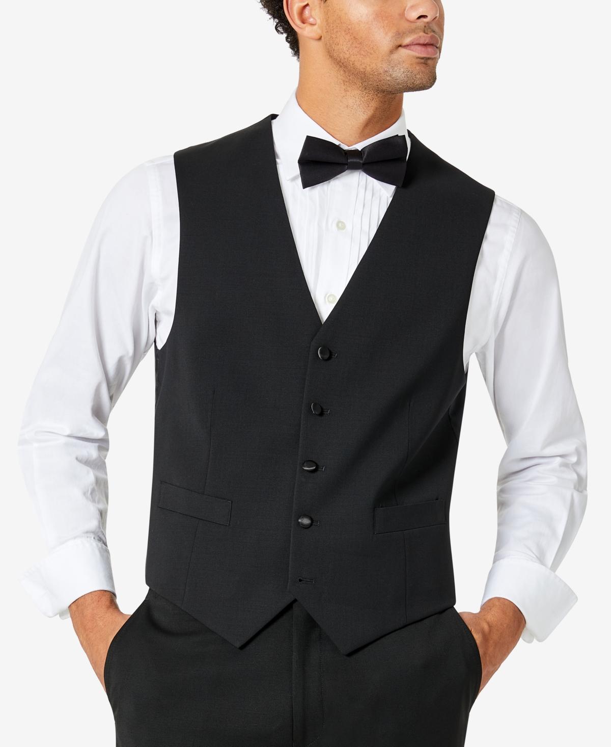 Tommy Hilfiger Mens Modern-Fit Flex Stretch Tuxedo Vest Product Image