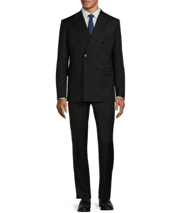 Hickey Freeman Modern Fit Flat Front Solid Pattern 2-Piece Suit Product Image