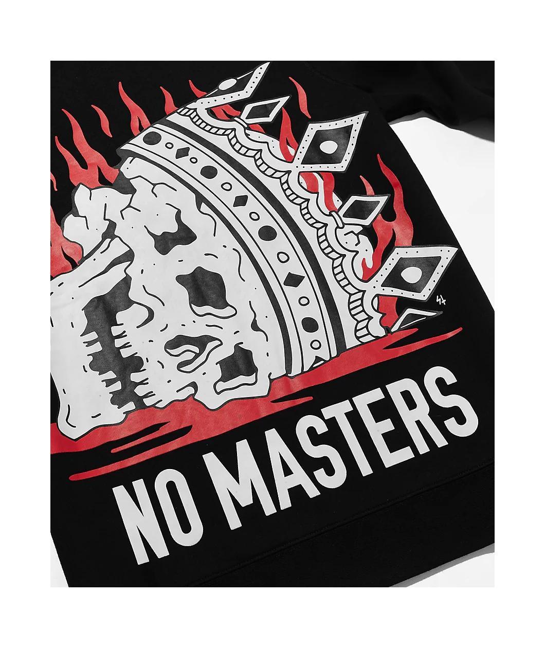 Lurking Class No Masters Black Crewneck Product Image