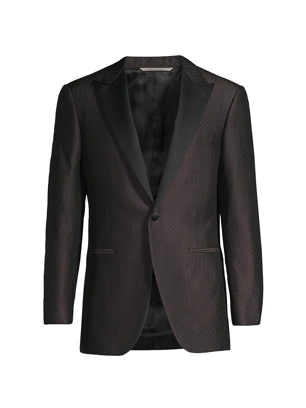 Mens Jacquard Silk Dinner Jacket Product Image