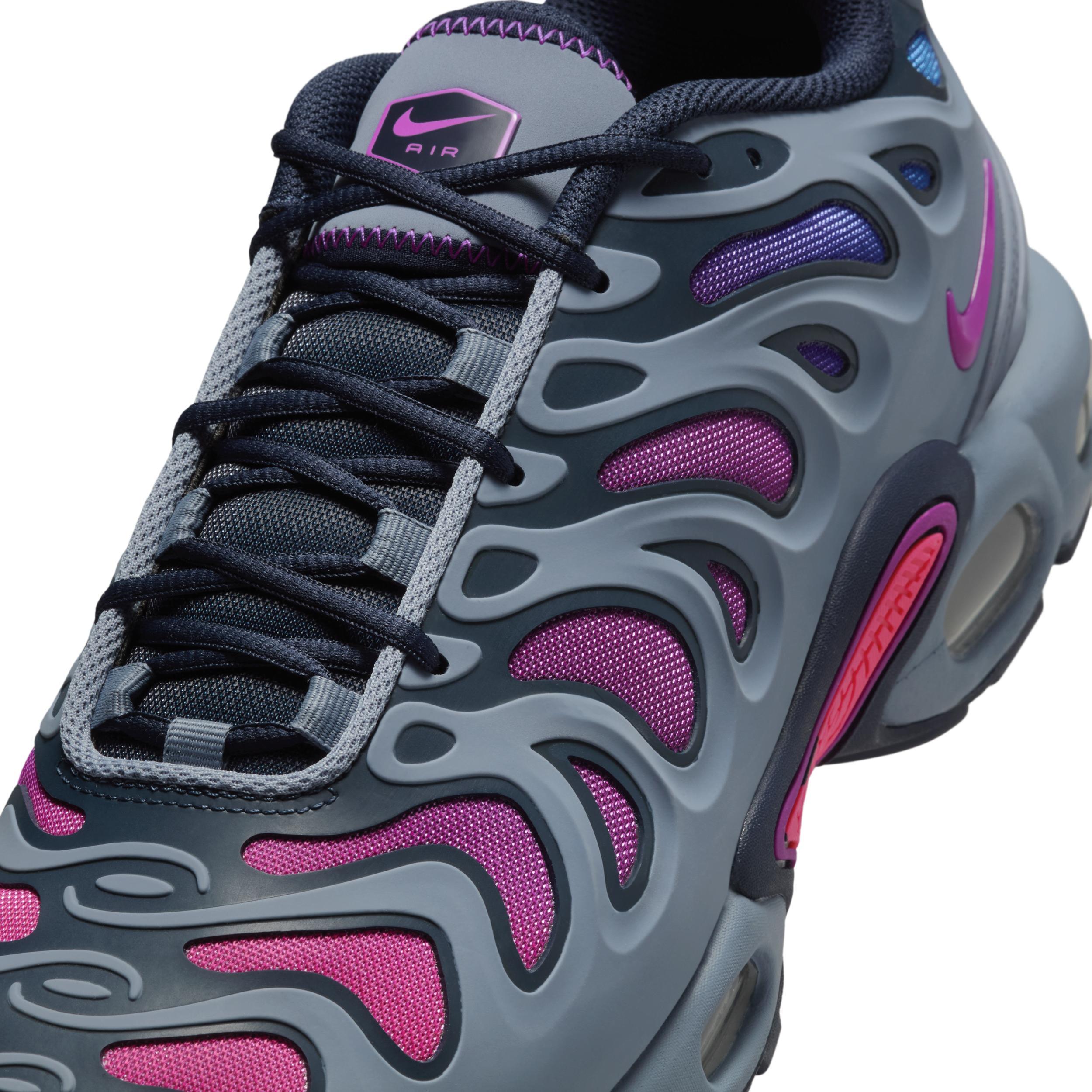 Nike Mens Nike Air Max Plus Drift - Mens Running Shoes Ashen Slate/Vivid Purple/Obsidian Product Image