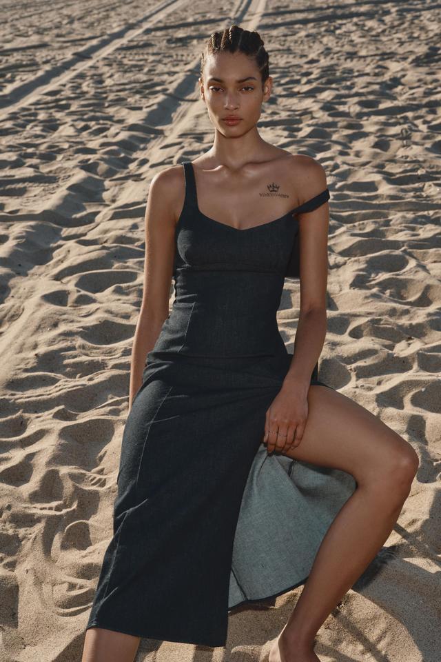 Z1975 DENIM MIDI DRESS Product Image