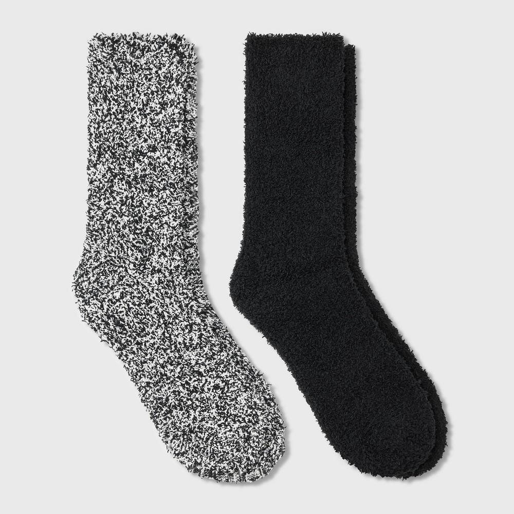 Womens Marled 2pk Cozy Crew Socks - Auden 4-10 Product Image