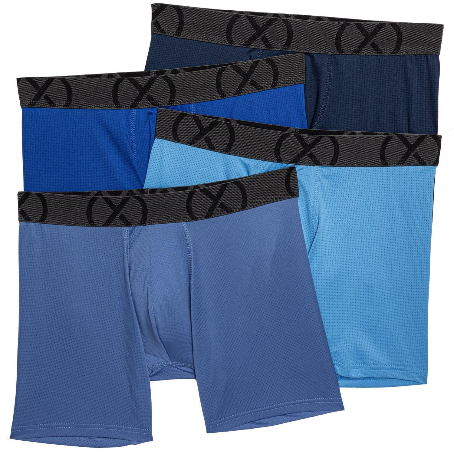 2XIST (X) Basics Sport Mesh Boxer Briefs - 4-Pack, 6” Product Image