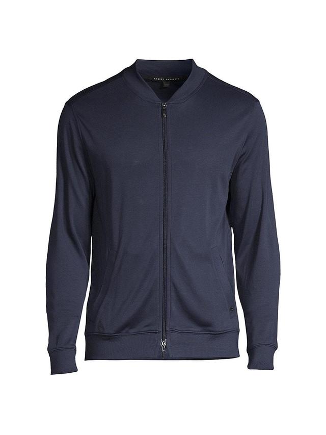 Mens Georgia Baseball Collar Track Jacket Product Image