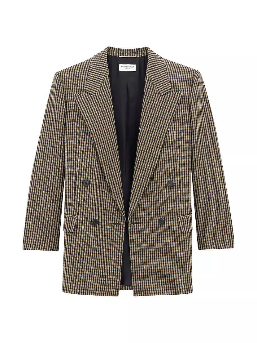 Jacket in Vichy Wool Product Image