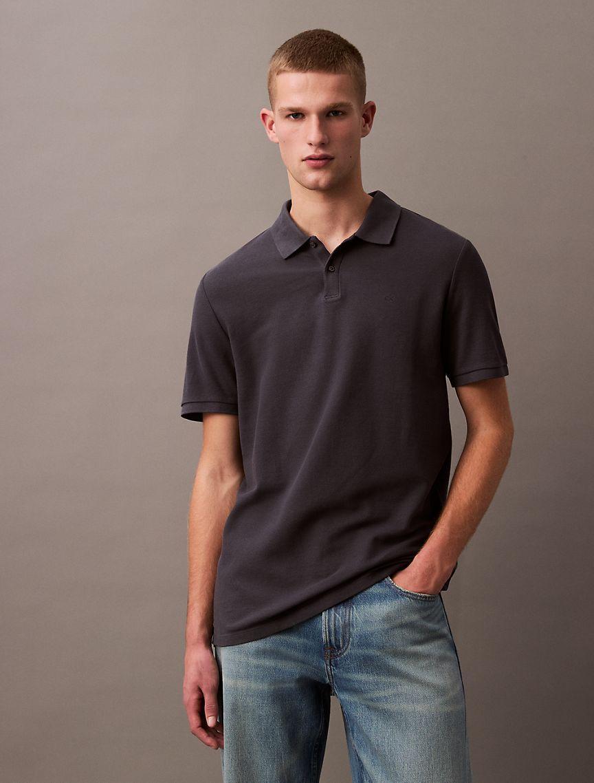 Refined Pique Polo Shirt Product Image