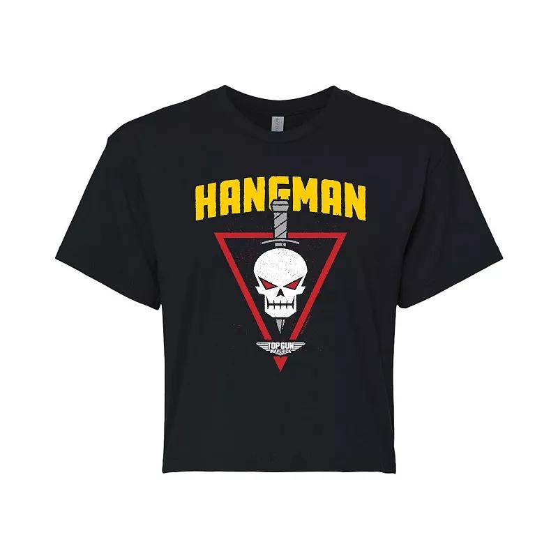 Juniors Top Gun: Maverick Hangman Cropped Graphic Tee, Girls Product Image