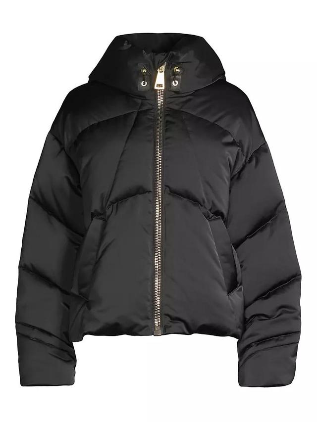 Matignon Oversized Satin Down Jacket Product Image