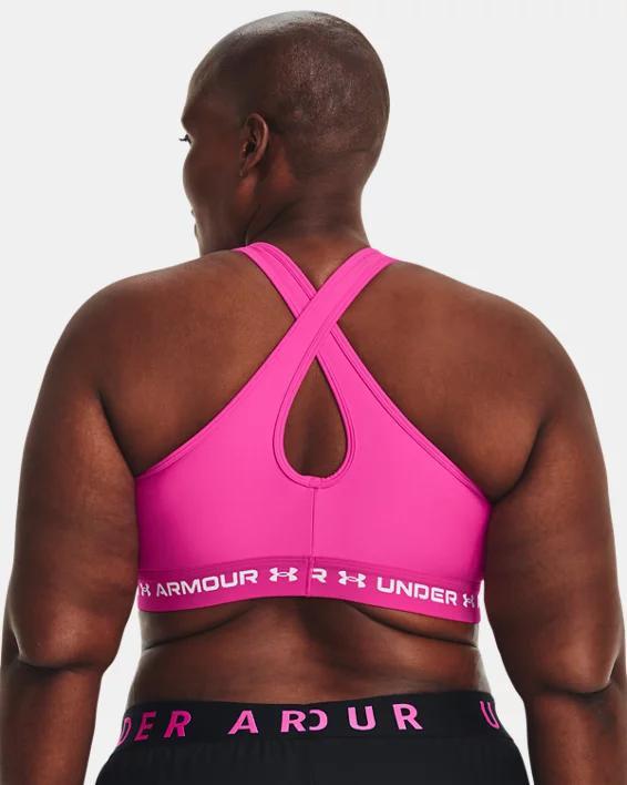 Women's Armour® Mid Crossback Sports Bra Product Image