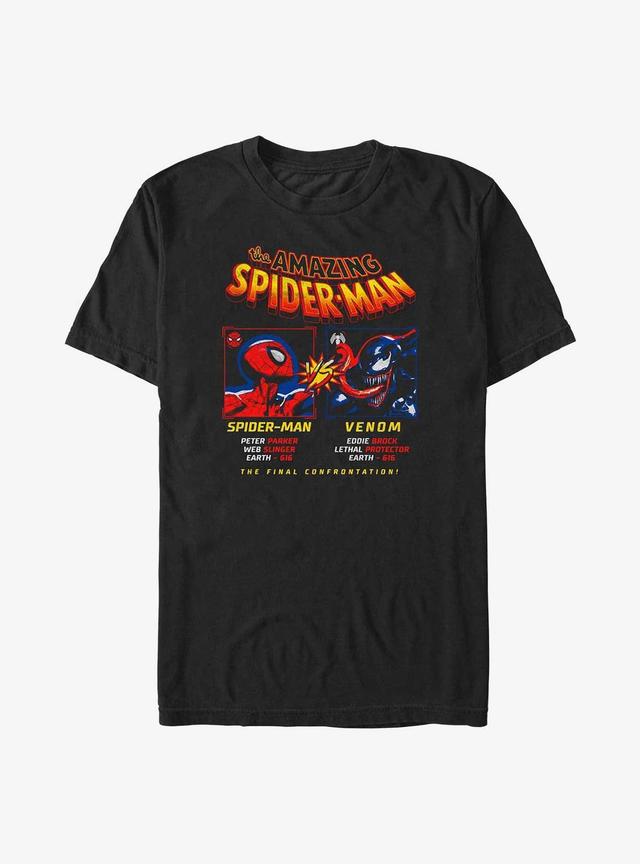 Marvel Spider-Man and Venom Matchup Big & Tall T-Shirt Product Image