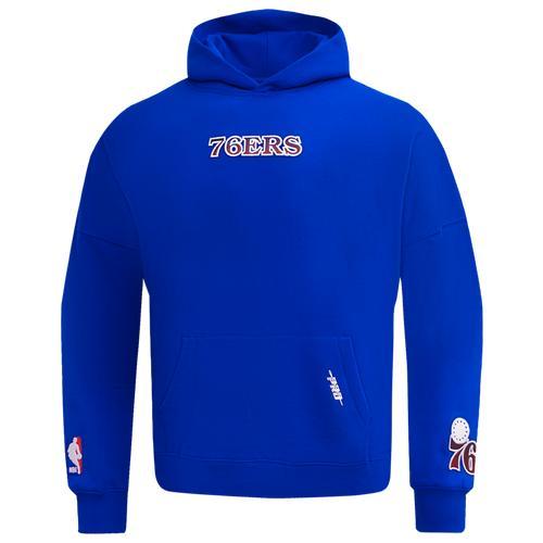 Pro Standard Mens 76ers OS Letters Fleece P/O Hoodie - Blue/Blue Product Image