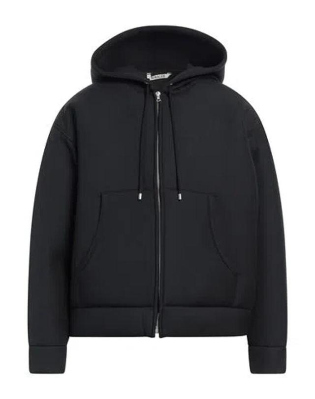 AURALEE Navy Sponge Hoodie In Blue Product Image