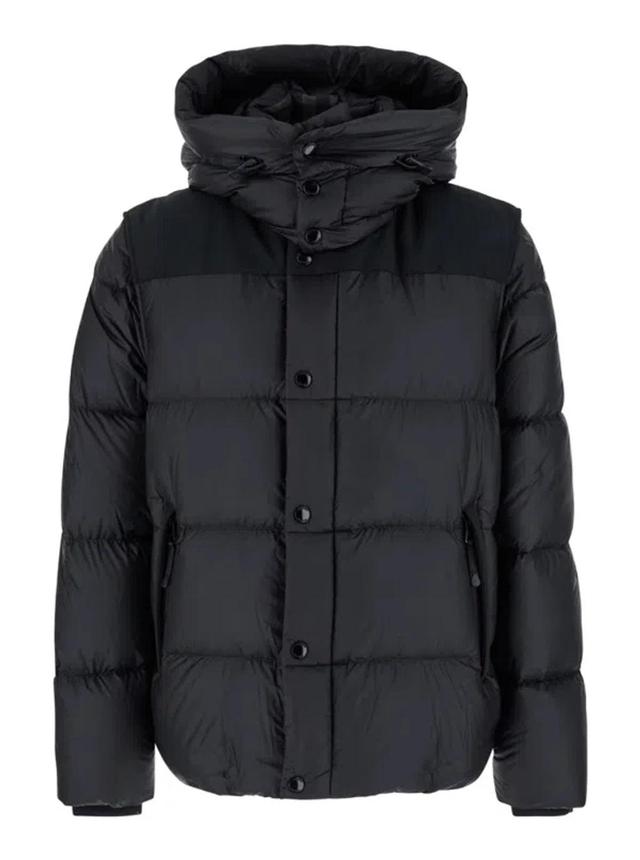 Black Nylon Padded Jacket Product Image