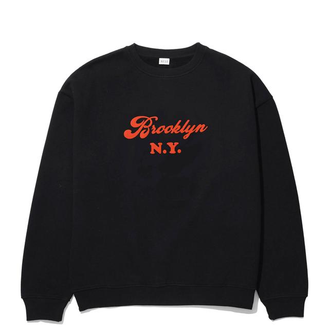 The Oversized Brooklyn Sweatshirt - Black Product Image