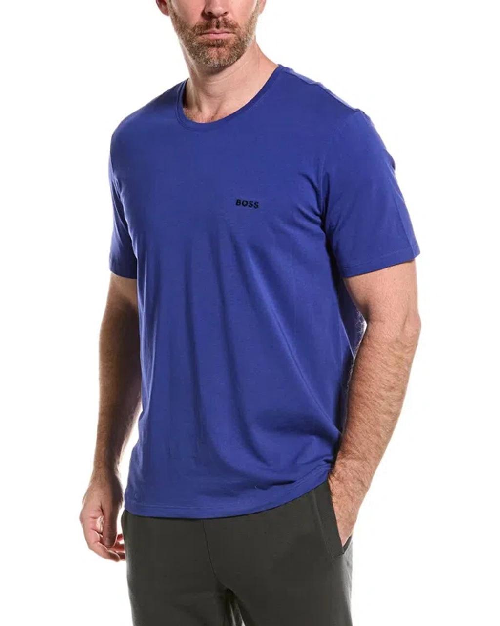 HUGO BOSS Mix & Match T-shirt In Blue Product Image