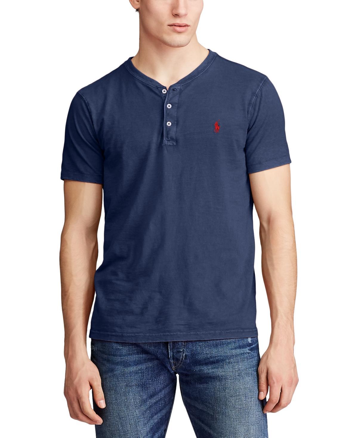 Polo Ralph Lauren Slub Jersey Short-Sleeve Henley -  S Product Image