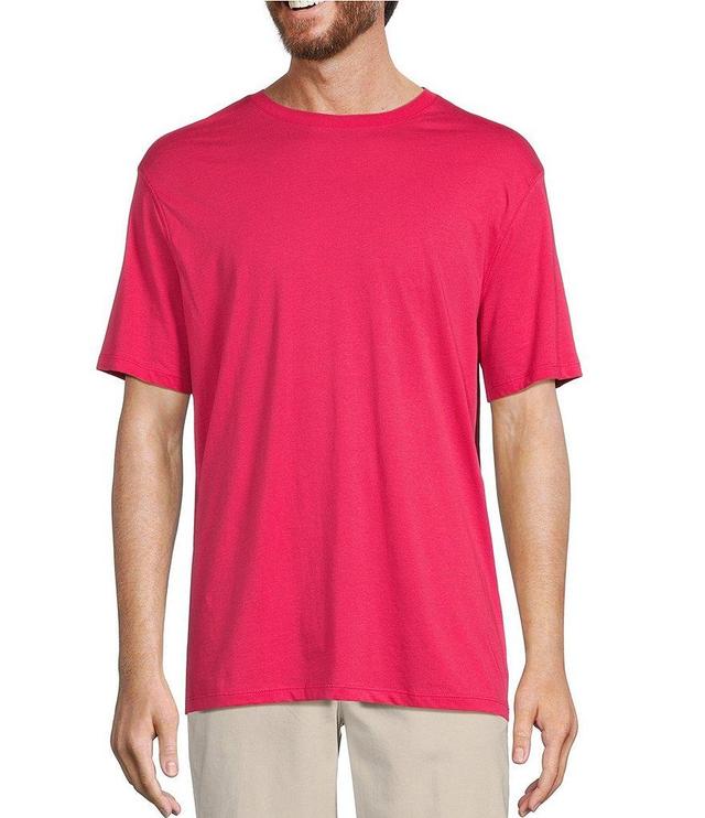 Roundtree & Yorke Solid Soft Washed Short Sleeve Crew Neck T-Shirt Product Image