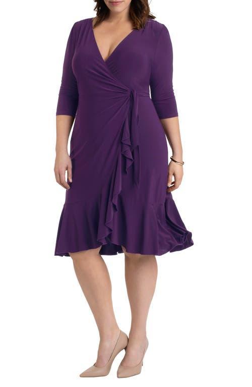 Kiyonna Whimsy Wrap Dress Product Image