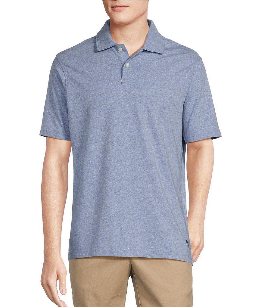 Cremieux Blue Label Slim Fit Solid Jersey Short Sleeve Polo Shirt Product Image