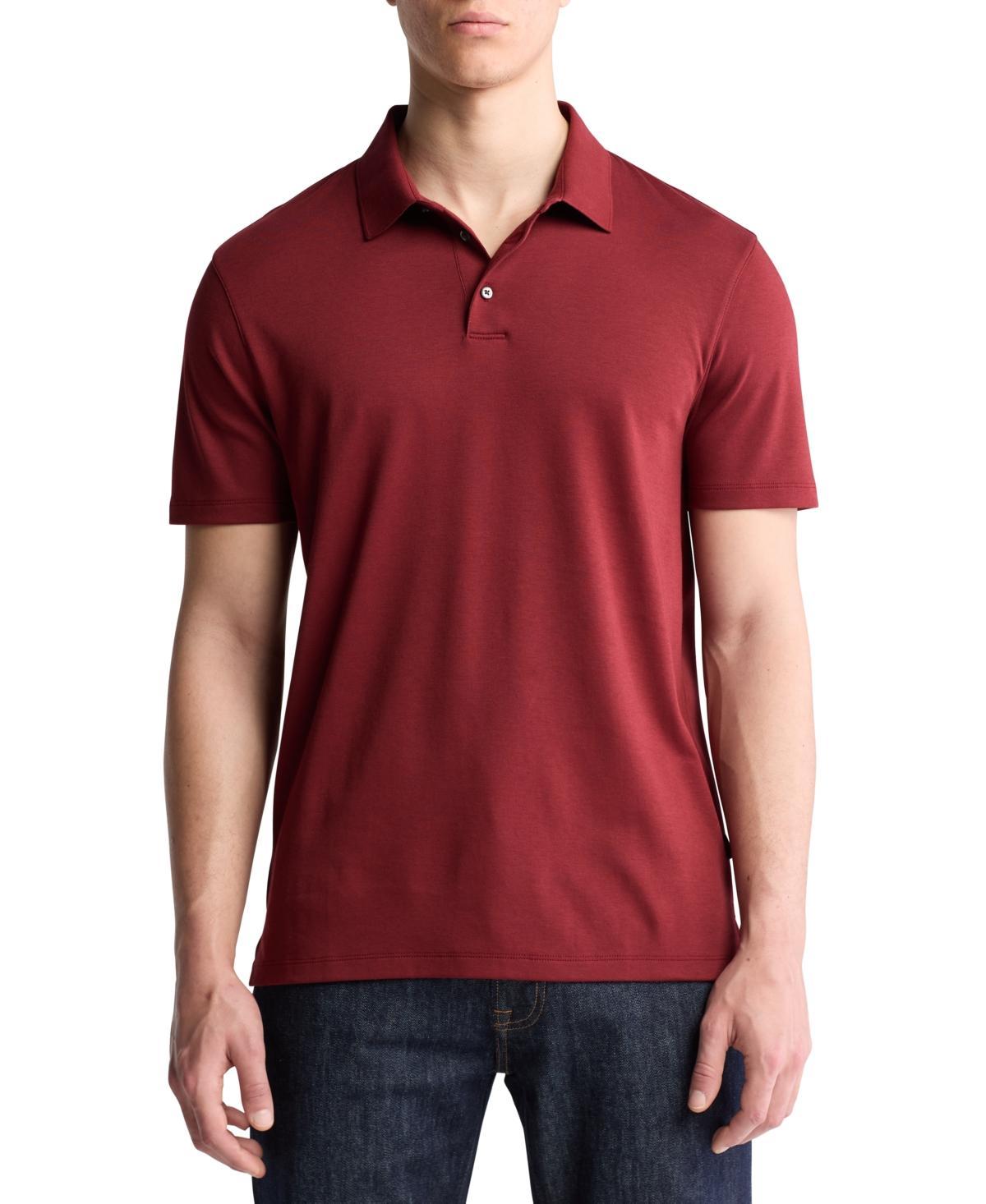 Calvin Klein Mens Short Sleeve Supima Cotton Polo Shirt Product Image