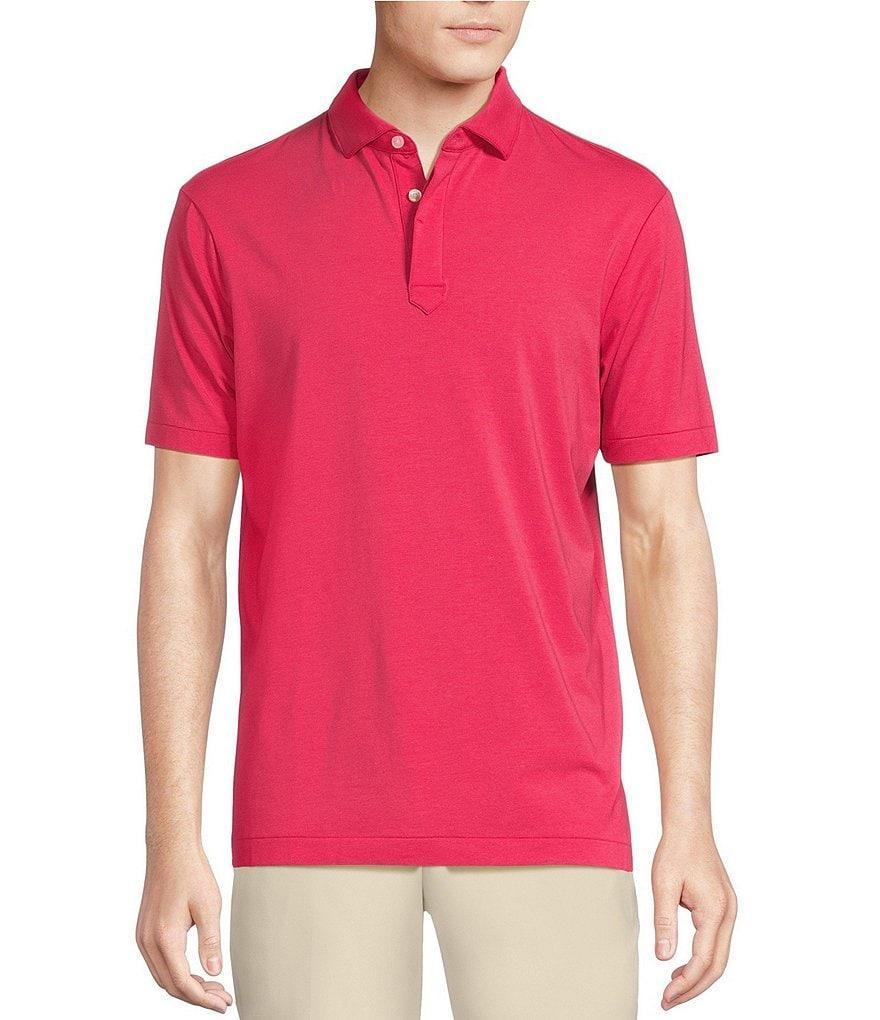 Daniel Cremieux Signature Label Solid Jersey Short Sleeve Polo Shirt Product Image