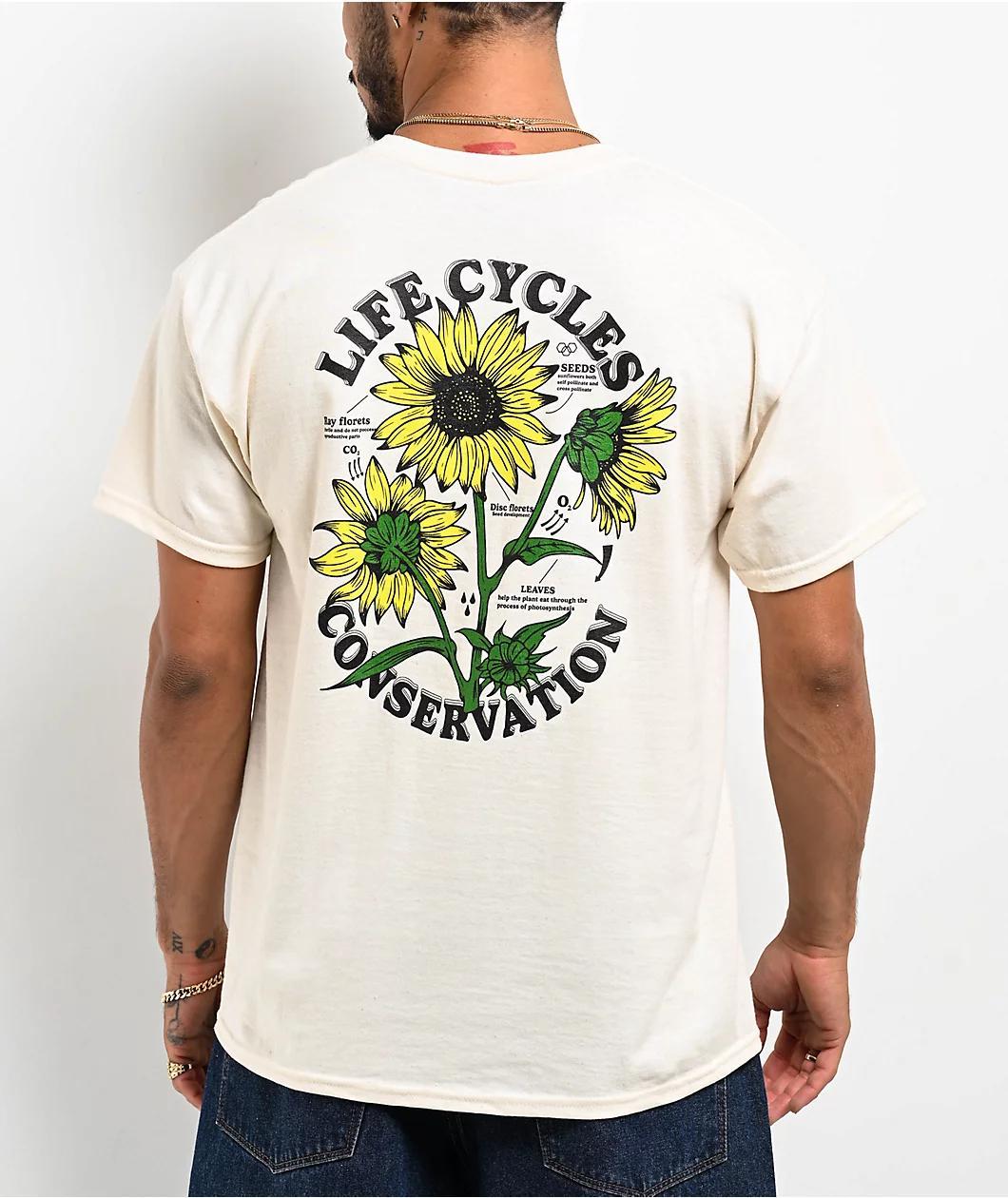 Dravus Life Cycles Natural T-Shirt Product Image